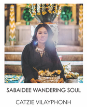 Load image into Gallery viewer, &quot;SABAIDEE WANDERING SOUL&quot; BANGLE - CATZIE VILAYPHONH COLLABORATION