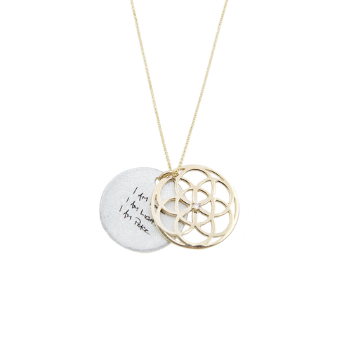 SEED OF LIFE NECKLACE WITH DIAMOND