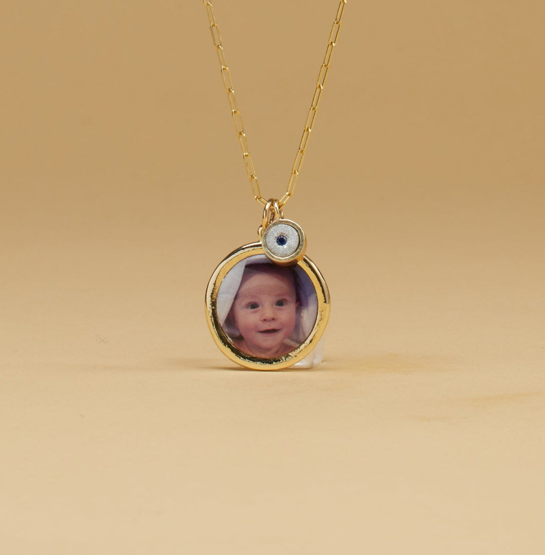 HERITAGE PHOTO FRAME PENDANT 10K GOLD - NEW