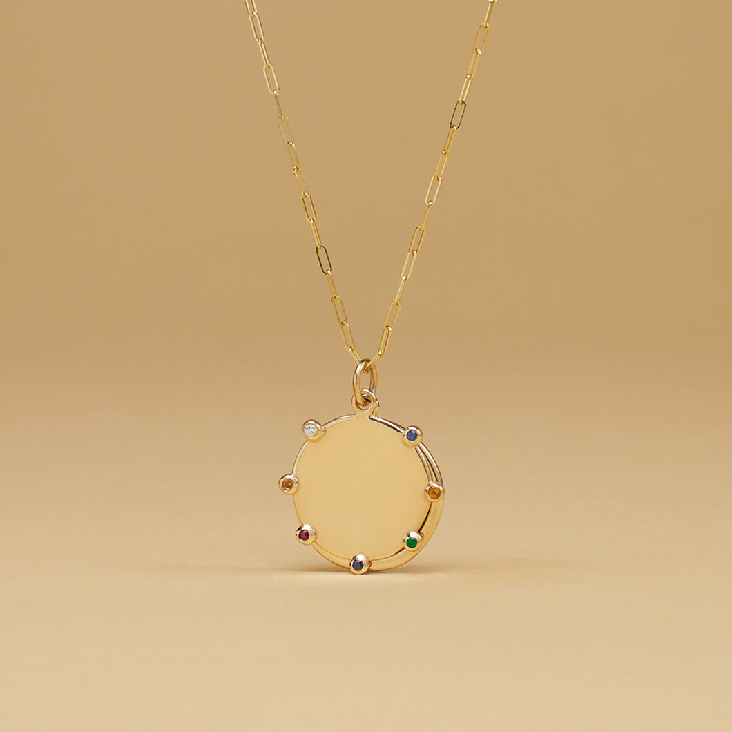 HERITAGE GEM PHOTO LOCKET PENDANT 10K GOLD - NEW