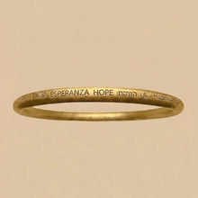 Load image into Gallery viewer, HOPE ALL AROUND BANGLE - LEGACIES OF WAR COLLABORATION