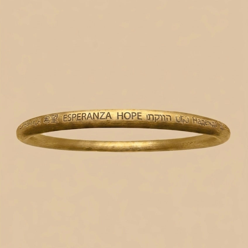 HOPE ALL AROUND BANGLE - LEGACIES OF WAR COLLABORATION – ARTICLE22