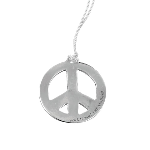 PREORDER: PEACE “WAR IS NOT THE ANSWER” ORNAMENT PACK OF THREE, FCNL PARTNERSHIP
