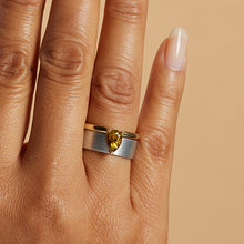 Load image into Gallery viewer, MILESTONE LONGITUDE TEARDROP RING IN 10K GOLD - NEW