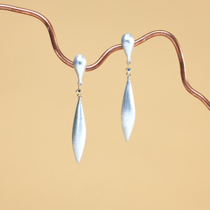 NEW SAPPHIRE TEARDROP EARRINGS - BEATRIX OST COLLABORATION