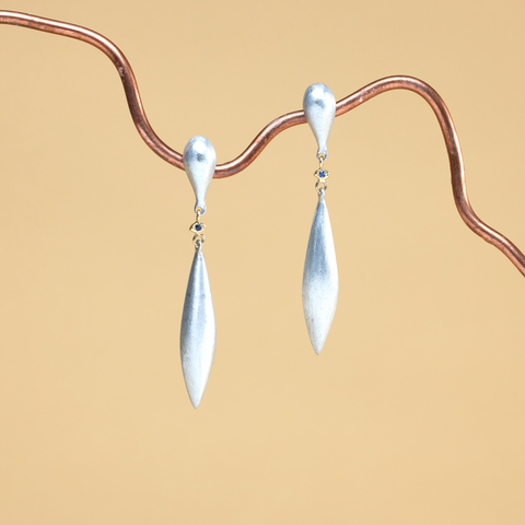 NEW SAPPHIRE TEARDROP EARRINGS - BEATRIX OST COLLABORATION