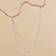 Load image into Gallery viewer, HERITAGE CHAIN NECKLACE IN SILVER