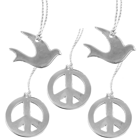 BUNDLE - PEACE ORNAMENT BUNDLE OF FIVE (30% OFF)