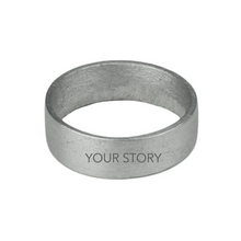 Load image into Gallery viewer, CUSTOM ENGRAVED STORY RING NEW