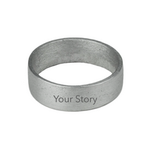 Load image into Gallery viewer, CUSTOM ENGRAVED STORY RING NEW