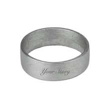 Load image into Gallery viewer, CUSTOM ENGRAVED STORY RING NEW
