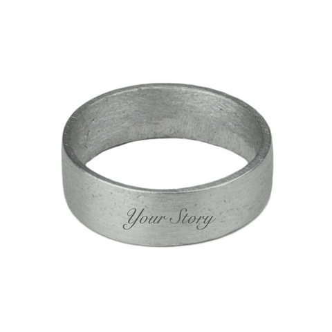 CUSTOM ENGRAVED STORY RING NEW