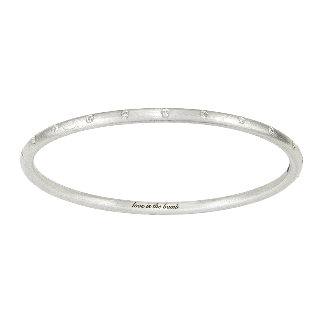 22 DIAMOND LOVE IS THE BOMB BANGLE – ARTICLE22