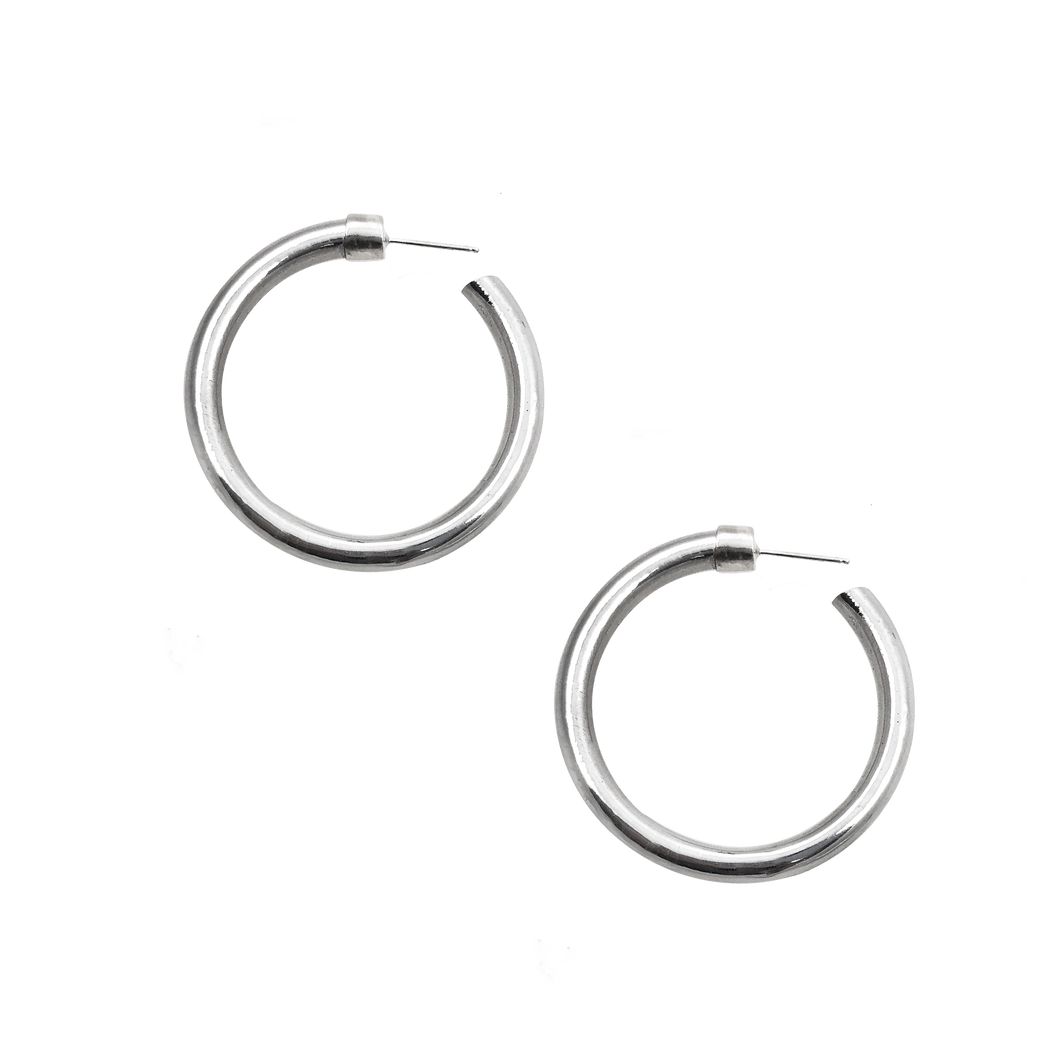 VIRTUOUS CIRCLE LARGE HOOPS