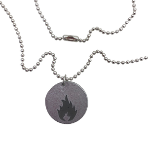 "KARMACOMA" COIN NECKLACE - MASSIVE ATTACK X LEGACY OF WAR COLLABORATION