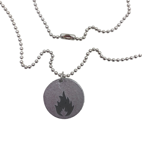 "KARMACOMA" COIN NECKLACE - MASSIVE ATTACK X LEGACY OF WAR COLLABORATION