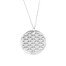 Load image into Gallery viewer, FLOWER OF LIFE NECKLACE