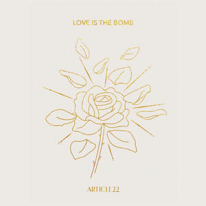 LOVE IS THE BOMB - SILK MANTRA BRACELET