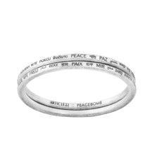 Load image into Gallery viewer, PEACE ALL AROUND BANGLE