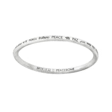 Load image into Gallery viewer, PEACE ALL AROUND BANGLE