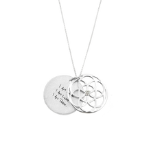 Load image into Gallery viewer, SEED OF LIFE NECKLACE WITH DIAMOND