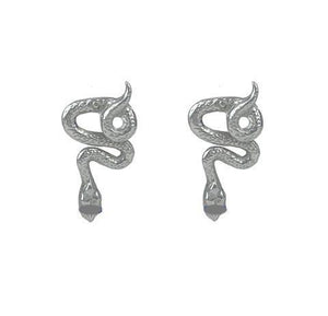 SNAKE EARRINGS, GOLD OR SILVER SAPPHIRE - BEATRIX OST COLLABORATION