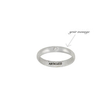 Load image into Gallery viewer, CUSTOM ENGRAVED DIAMOND RING