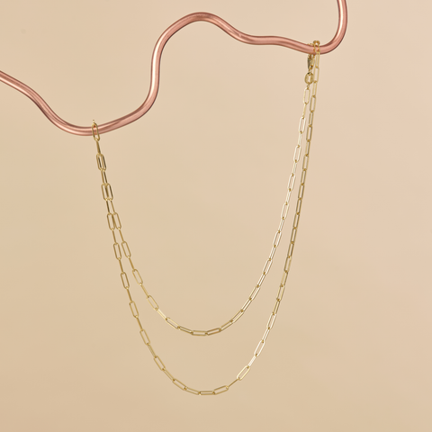 HERITAGE CHAIN NECKLACE IN 14K GOLD je