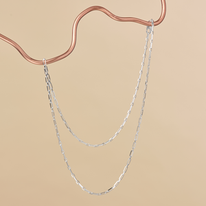 HERITAGE CHAIN NECKLACE IN SILVER